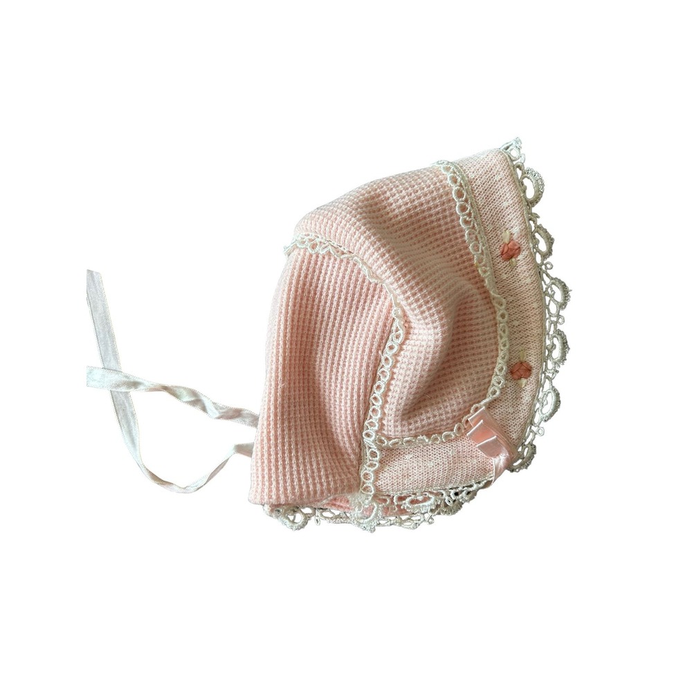 Ashton Drake bello babe baby bonnet‎ pink hat